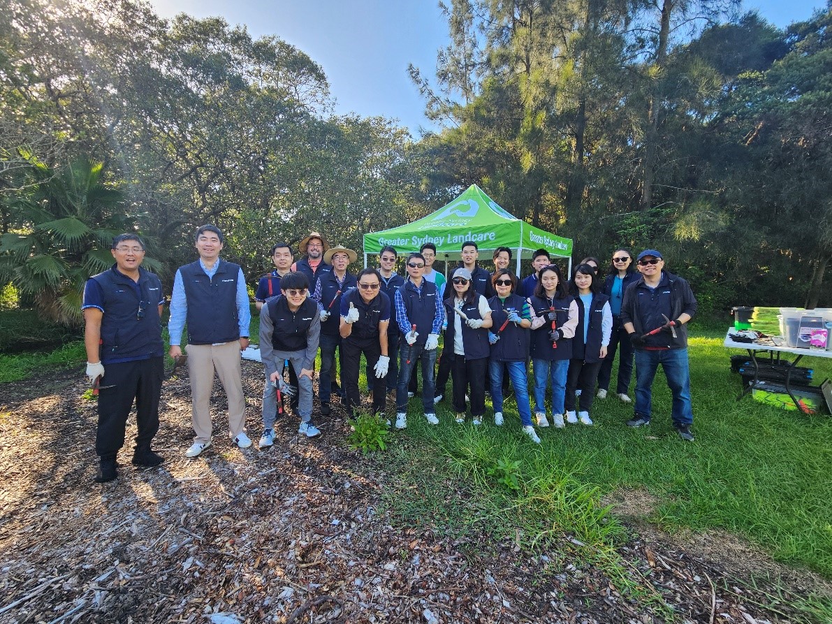 Hanshow、リバーグレイド保護区を復興するためにGreater Sydney Landcareと提携
